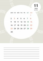 抽象パターンの月…