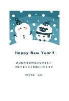 雪だるまとひつじ…