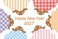 未年年賀状 20…