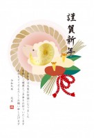 お正月リースの中…