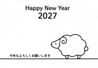 2027年　年賀…