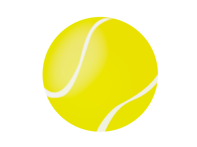 テニスボール 無料イラスト素材 素材ラボ