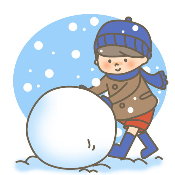 最高のイラスト画像 ユニークかわいい 雪 遊び イラスト