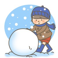 [冬]雪遊びをす…
