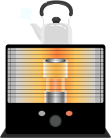ヒーターアイコン…