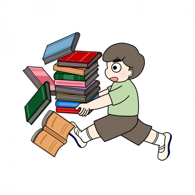 学校のイラスト 図書係 無料イラスト素材 素材ラボ