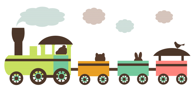 動物汽車ぽっぽ 無料イラスト素材 素材ラボ