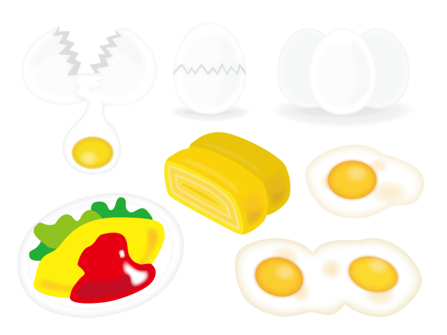 卵イラスト 無料イラスト素材 素材ラボ