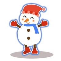 ふわふわした雪だ…