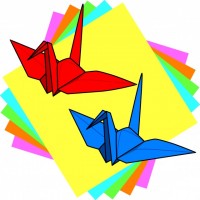 折り紙と鶴