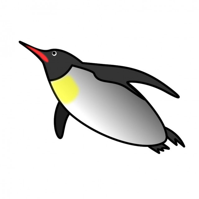 ペンギン空を飛ぶ 無料イラスト素材 素材ラボ