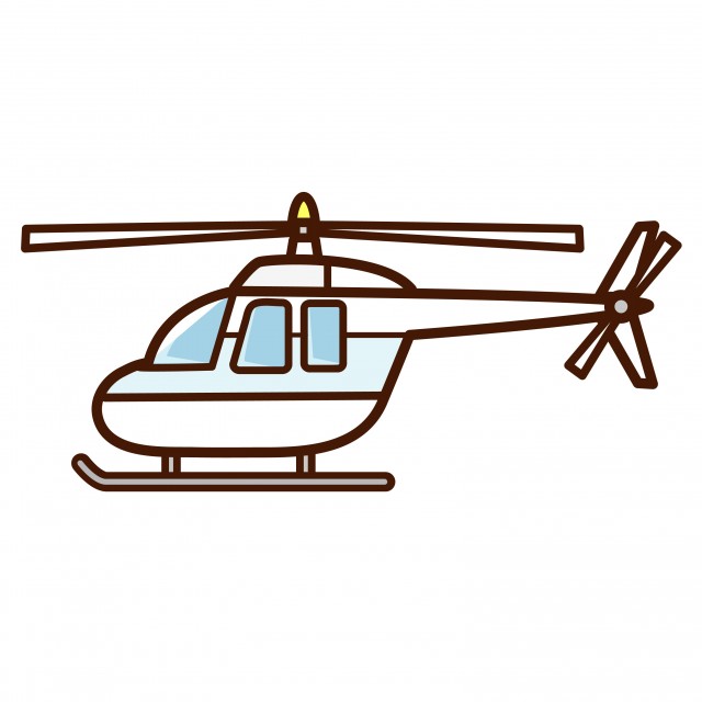 ヘリコプター 無料イラスト素材 素材ラボ