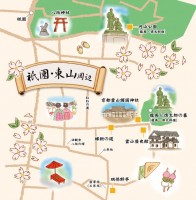 【地図素材】　京…