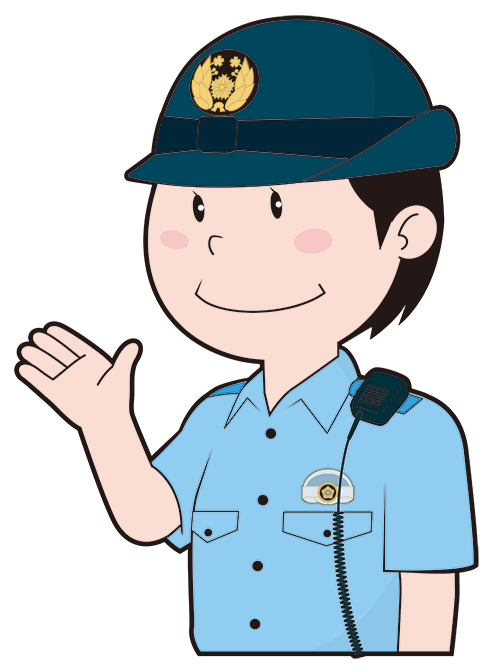 女性警察官 夏服 無料イラスト素材 素材ラボ