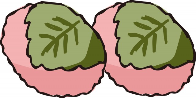 桜餅1 無料イラスト素材 素材ラボ