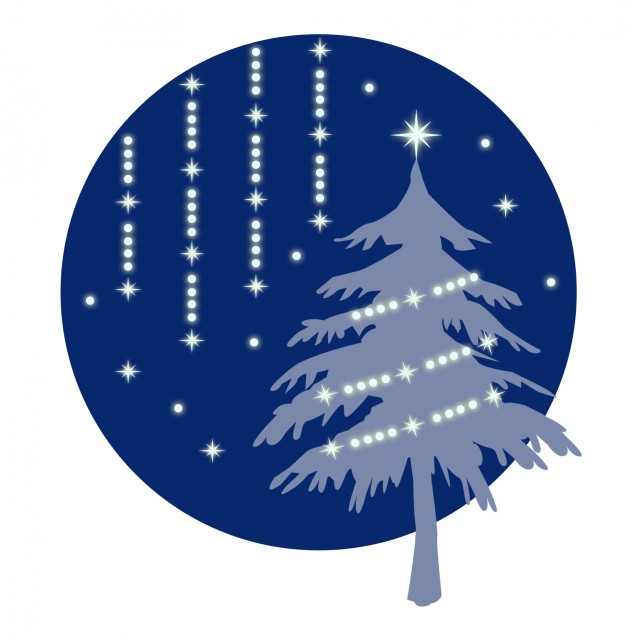 12月のイラスト クリスマスツリー 無料イラスト素材 素材ラボ