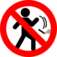 煙草のポイ捨て禁…