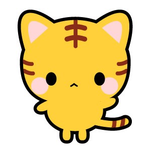 河童 きつね トラ 猫 ひよこアイコン4枚セット 無料イラスト素材 素材ラボ