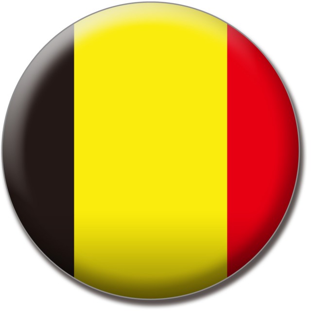 世界の国旗 バッジタイプ 12ベルギー 無料イラスト素材 素材ラボ