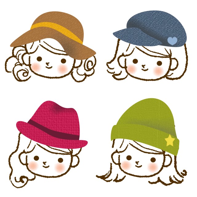 帽子の女の子アイコン 無料イラスト素材 素材ラボ