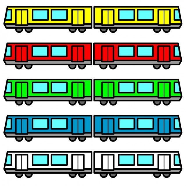 電車のイラストアイコン 無料イラスト素材 素材ラボ