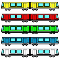 電車のイラストア…