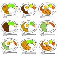 カレー かわいい無料イラスト 使える無料雛形テンプレート最新順 素材ラボ