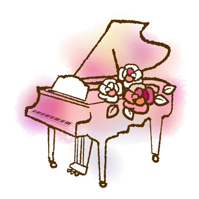 値する 未知の クラシック ピアノ 花 イラスト 早熟 先駆者 乏しい