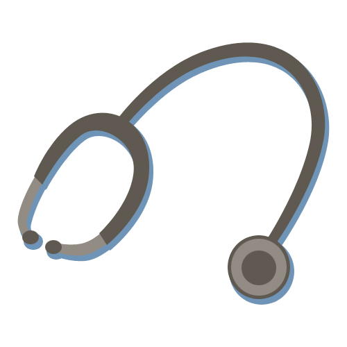 聴診器のイラスト 無料イラスト素材 素材ラボ