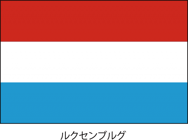ルクセンブルク大公国の国旗（CSai・png） | 無料イラスト素材｜素材ラボ