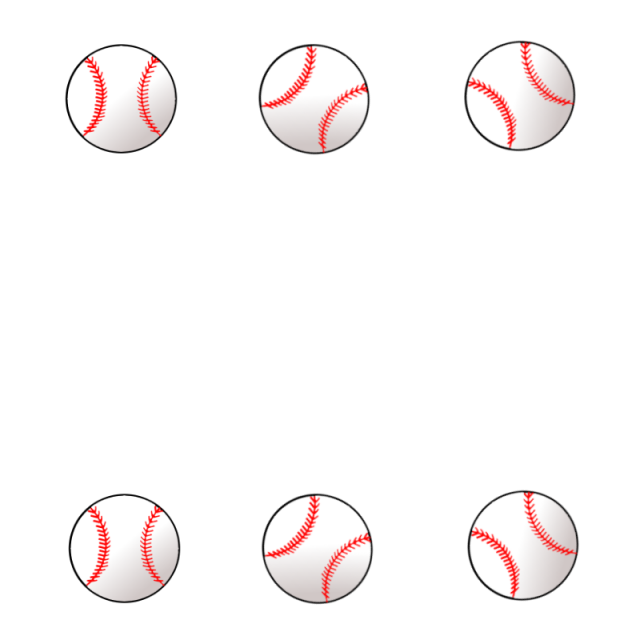 野球ボールフレーム 無料イラスト素材 素材ラボ