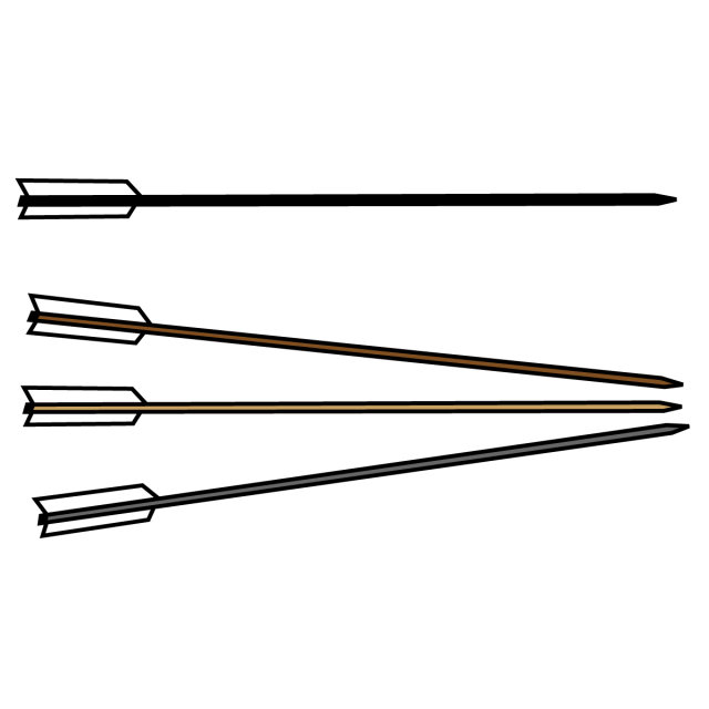 スポーツ 弓道 道具イラスト 矢セット 無料イラスト素材 素材ラボ