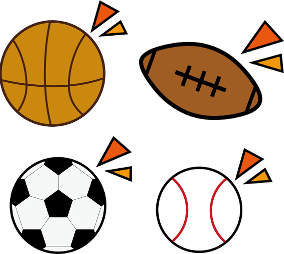 ボールアイコン 野球 サッカー バスケット ラグビー 無料イラスト素材 素材ラボ