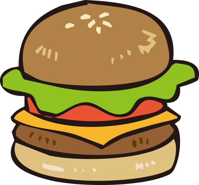 ハンバーガー 無料イラスト素材 素材ラボ