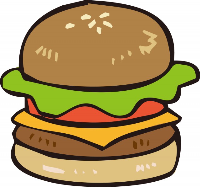 ハンバーガー 無料イラスト素材 素材ラボ