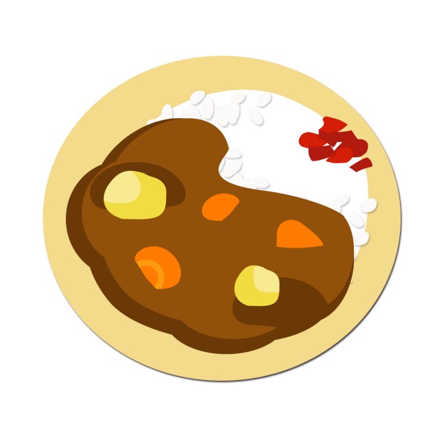 カレーライス 無料イラスト素材 素材ラボ