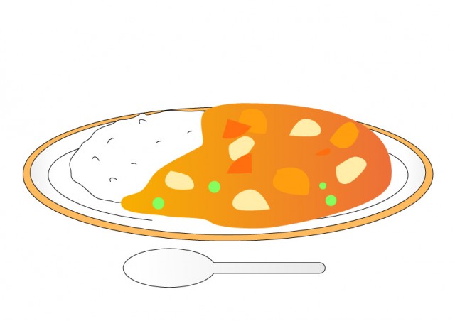 カレーライスのイラスト 無料イラスト素材 素材ラボ