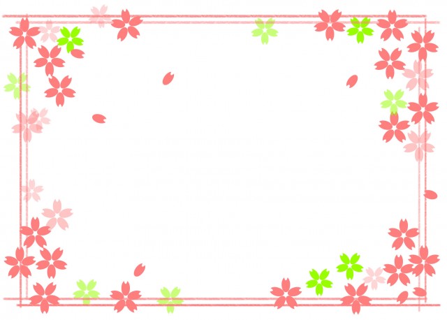 桜のフレーム | 無料イラスト素材｜素材ラボ