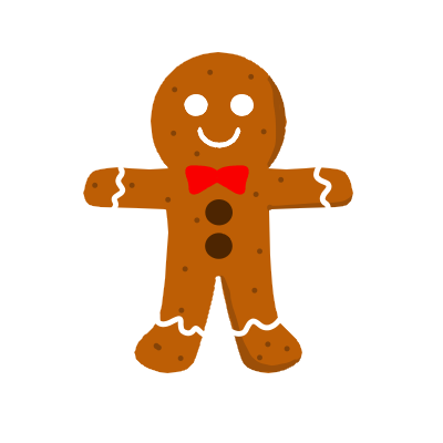 ジンジャー人形クッキー 無料イラスト素材 素材ラボ