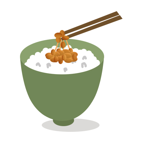 納豆ご飯 無料イラスト素材 素材ラボ