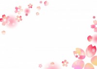 風に乗った桜のフ…