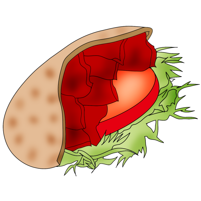 肉料理 ケバブ 無料イラスト素材 素材ラボ