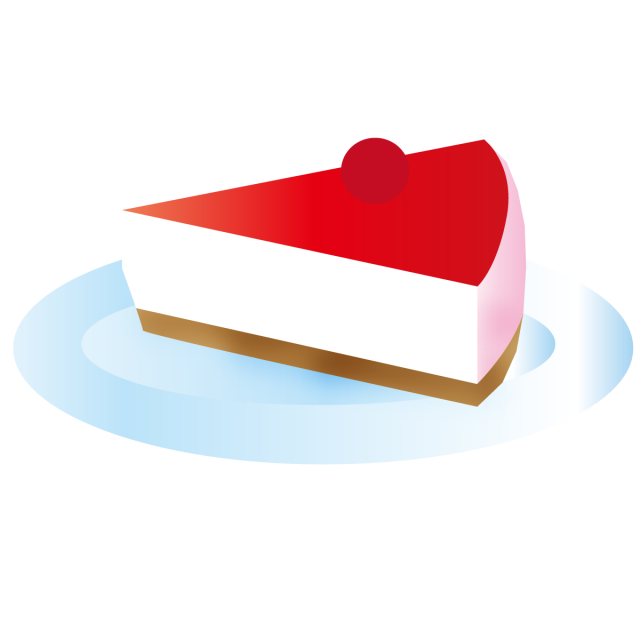 お菓子 ケーキ レアチーズケーキ 無料イラスト素材 素材ラボ