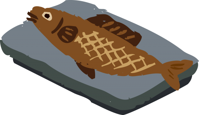 焼き魚 無料イラスト素材 素材ラボ