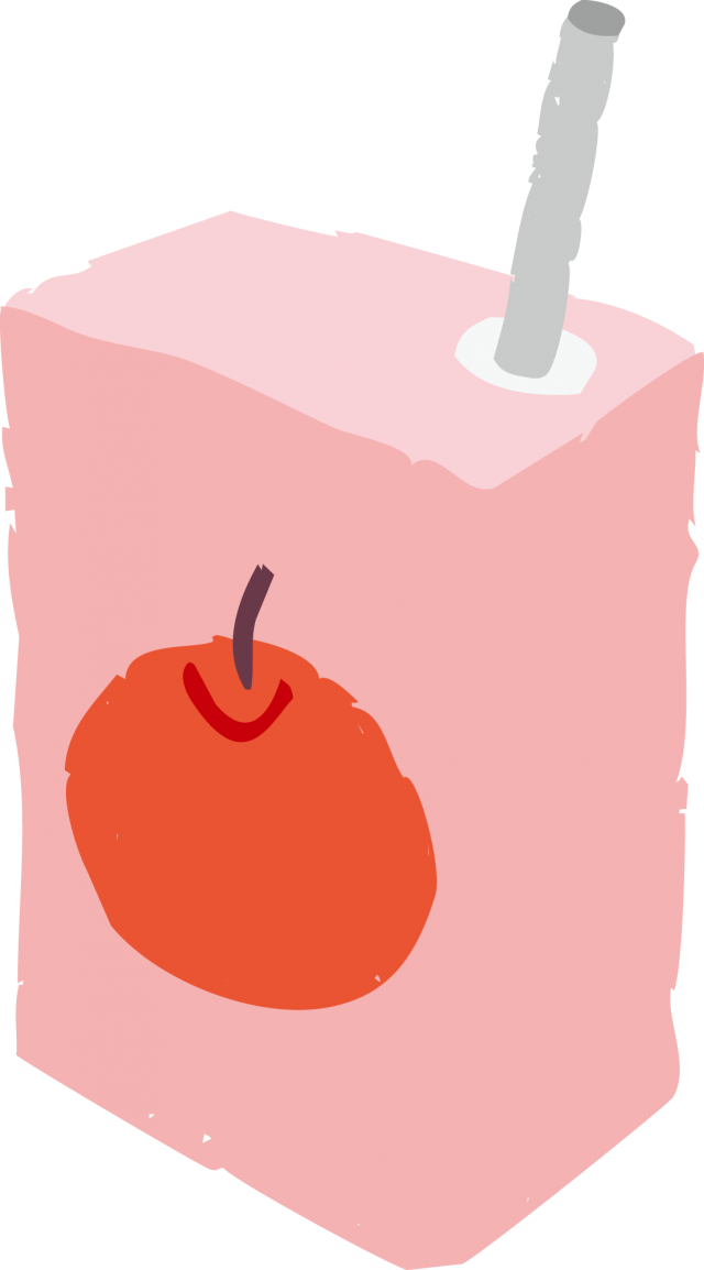 リンゴジュース 無料イラスト素材 素材ラボ