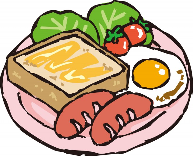 朝食プレート 無料イラスト素材 素材ラボ