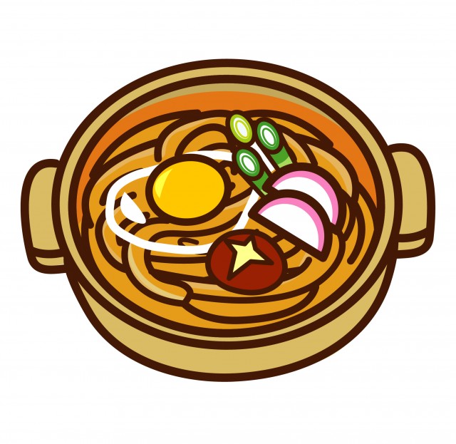 味噌煮込みうどん 無料イラスト素材 素材ラボ