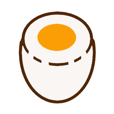 ゆで卵 無料イラスト素材 素材ラボ