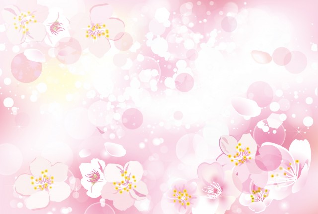 桜の背景 ピンク 無料イラスト素材 素材ラボ