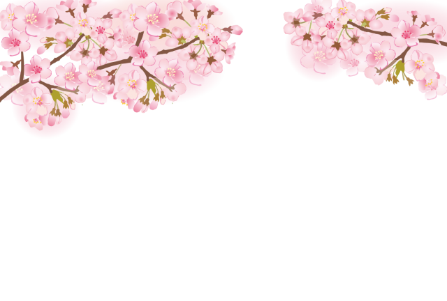 桜の枝フレーム 背景 無料イラスト素材 素材ラボ